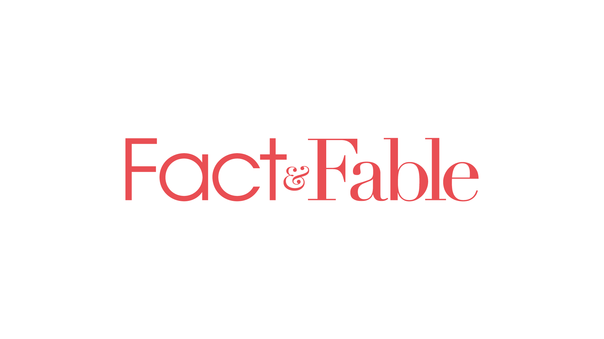 Fact & Fable brand identity variation 5