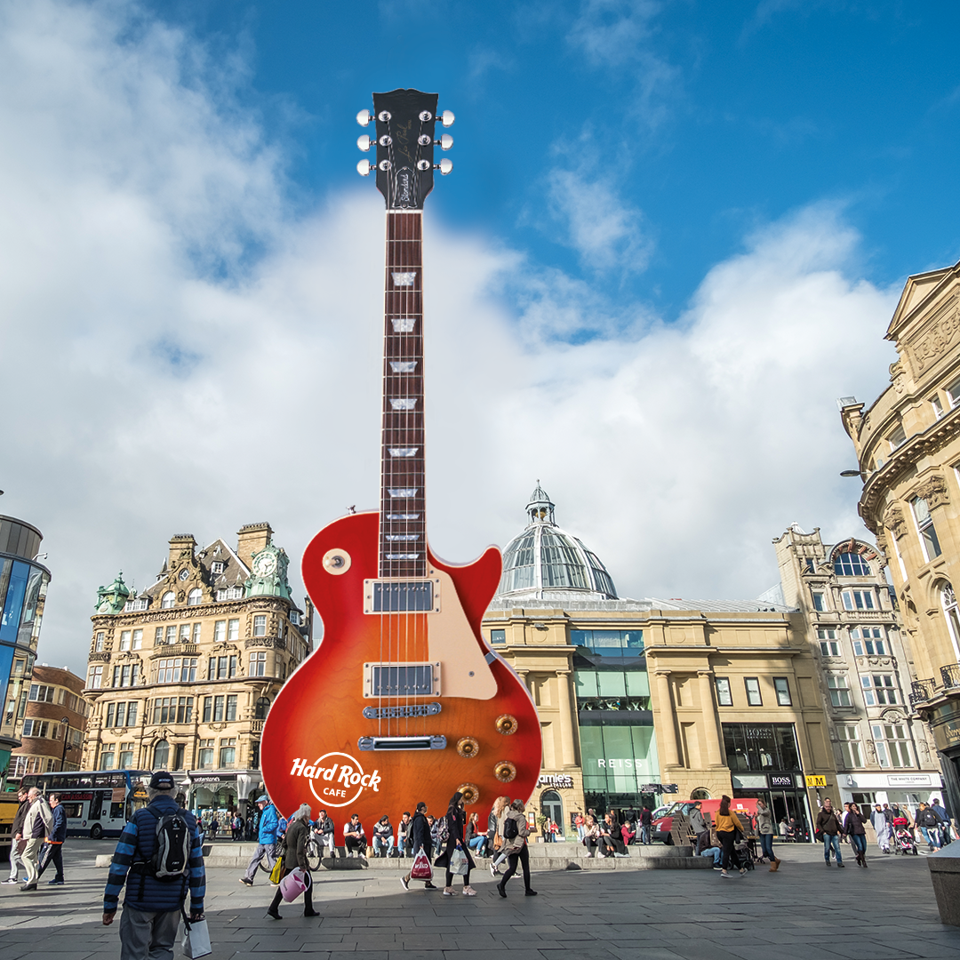 Hard Rock Cafe Newcastle Grey's Monument social design