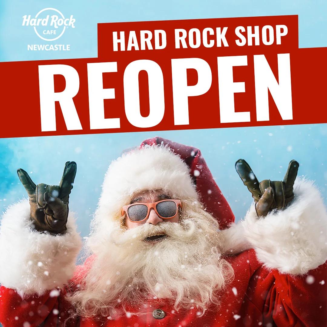 Hard Rock Cafe Newcastle reopening social design