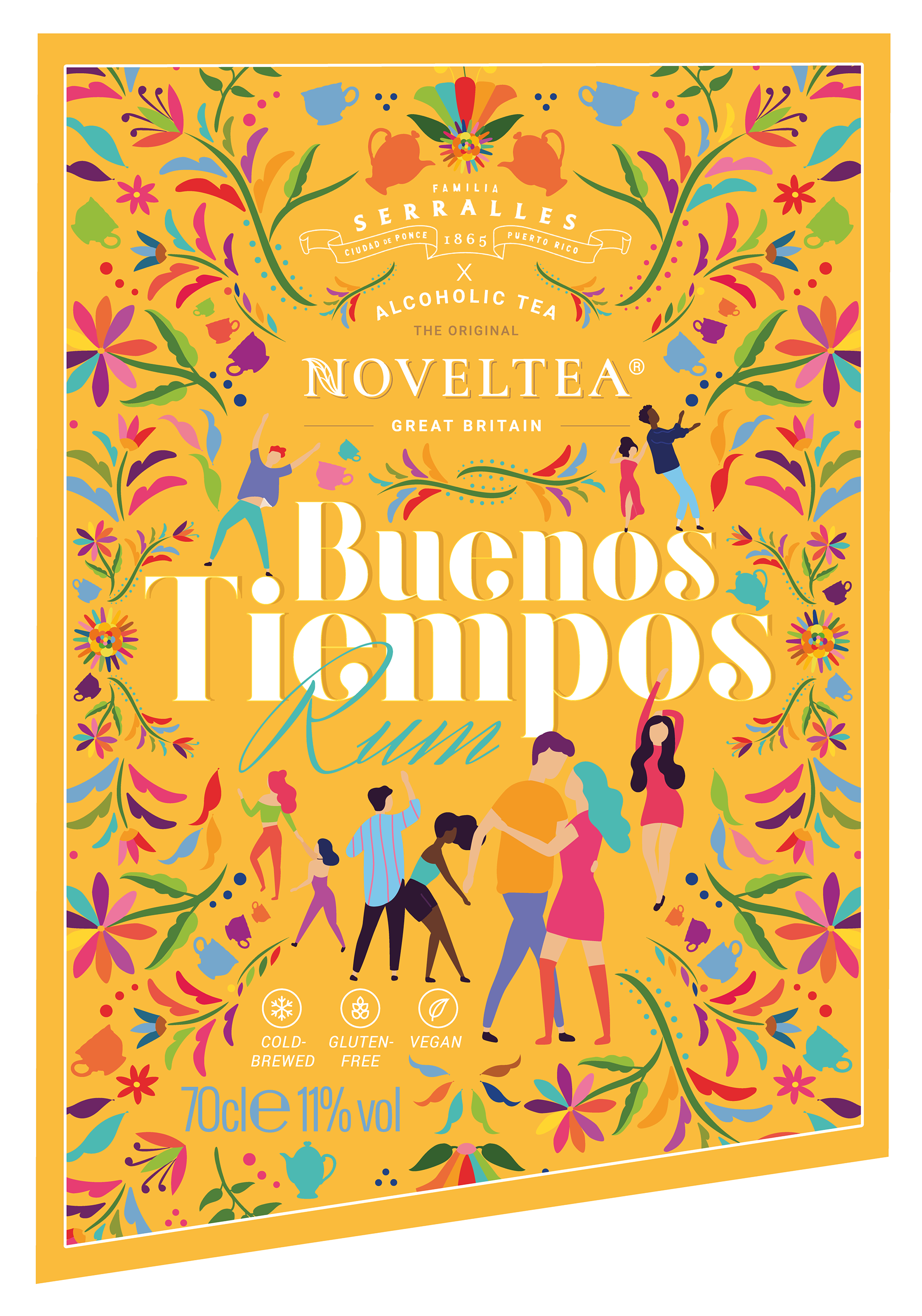 NOVELTEA packaging design variation 1