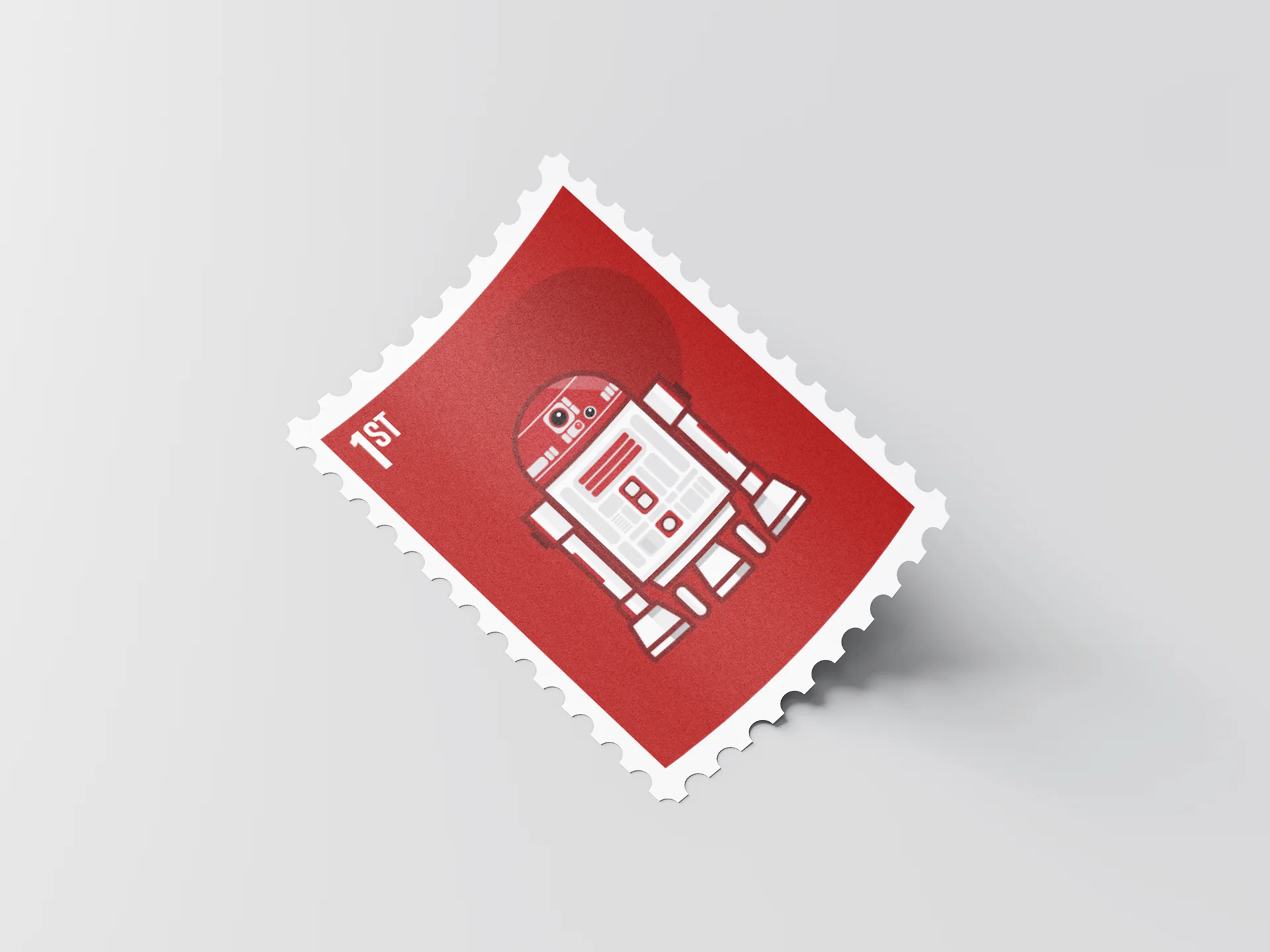 Droid stamp illustration 9