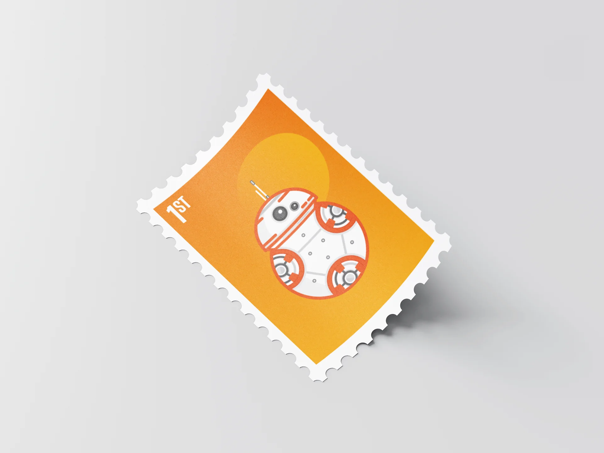 Droid stamp illustration 6